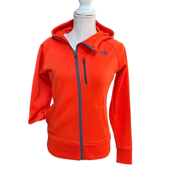 The North Face Orange Full Zip UP Hoodies Jacket Size: XS - Picture 3 of 15